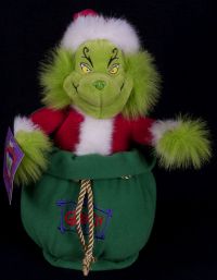 Beverly Hills Teddy Bear Co GRINCH Christmas Animated Singing Plush SEE VID